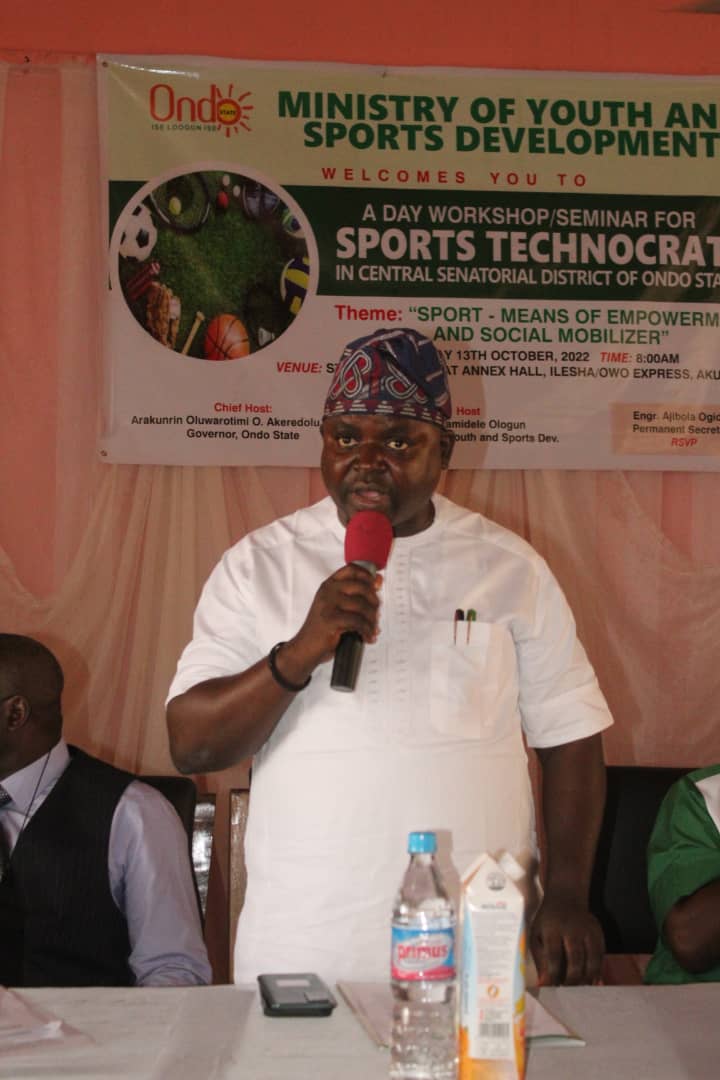 Training and Retraining Crucial to Sports Development – Ondo Sport Commissioner