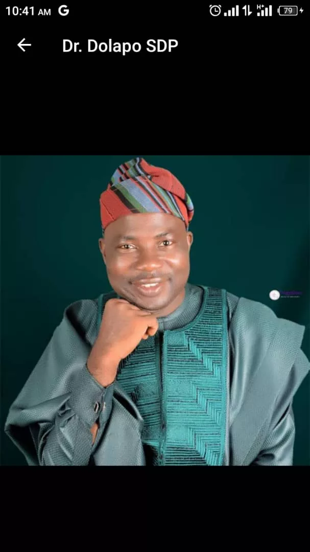 I’m Not a member of APC —SDP Candidate, Duro Dolapo