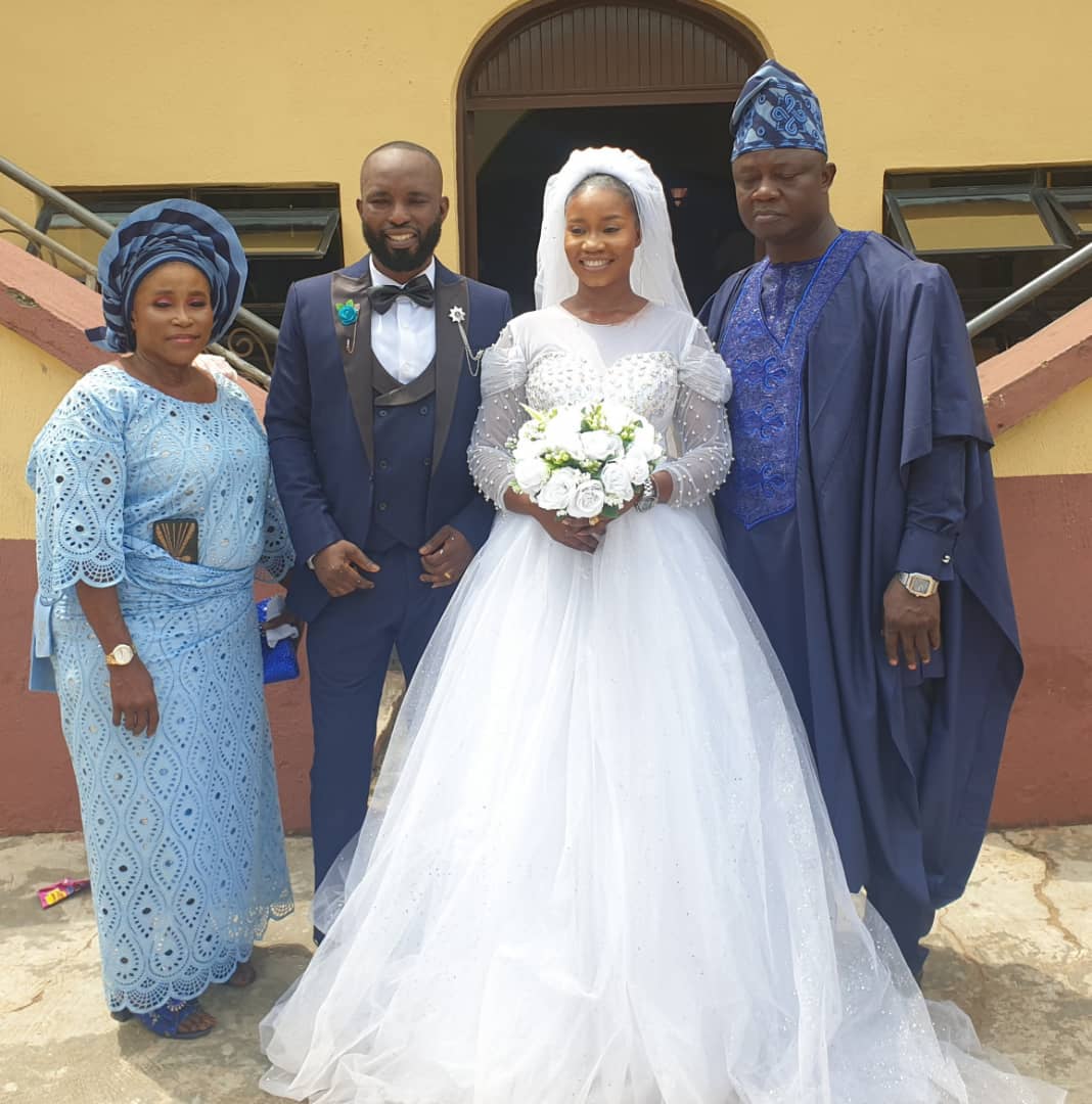 Adebayo’s Daughter, Oluwatoyin Marries Hearthrob