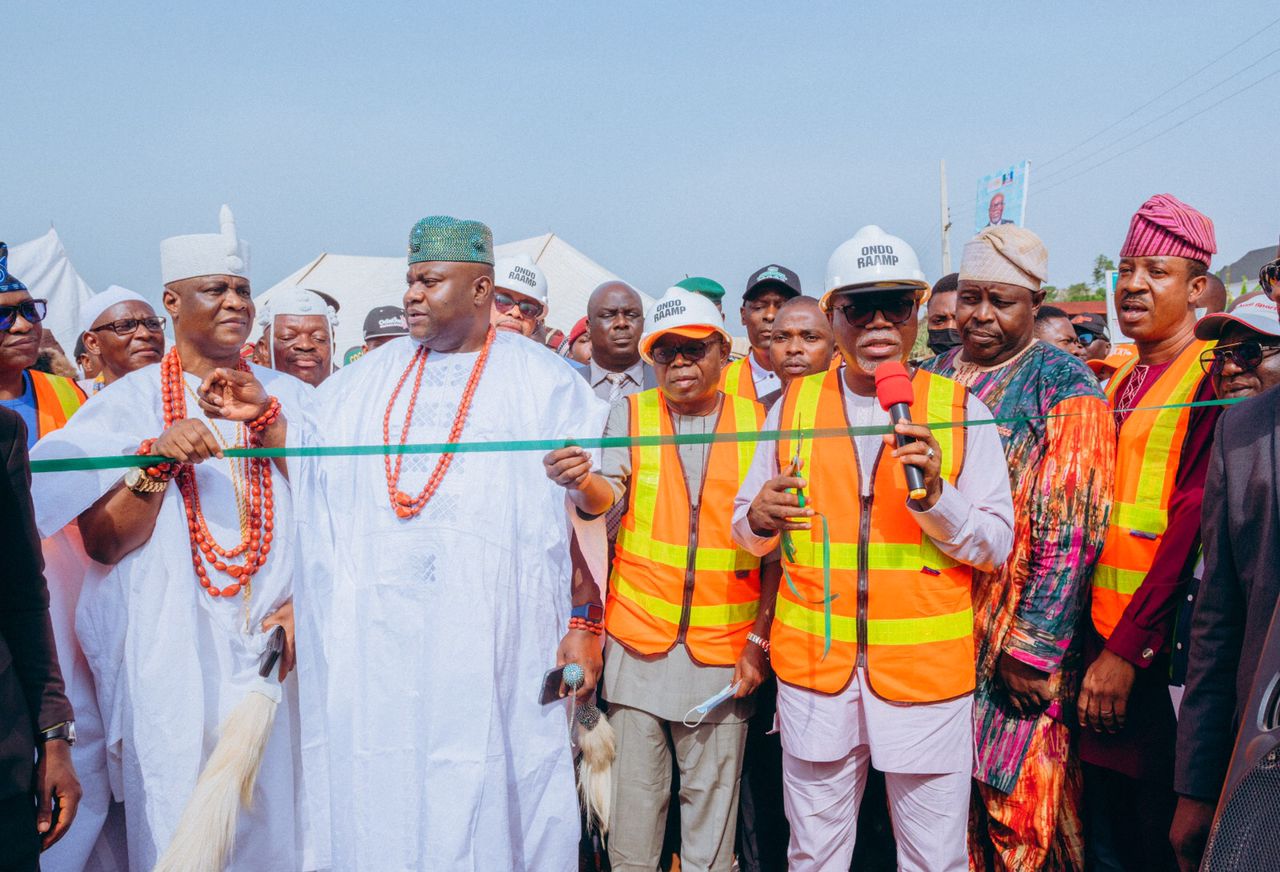 GOV AIYEDATIWA FLAGS OFF CONSTRUCTION OF RURAL ROADS IN ONDO STATE