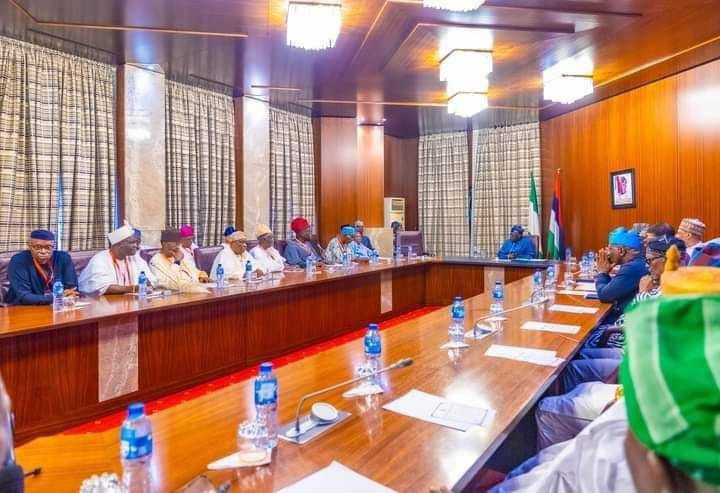 President Tinubu Receives Afenifere Leaders, Discuss Critical Issues