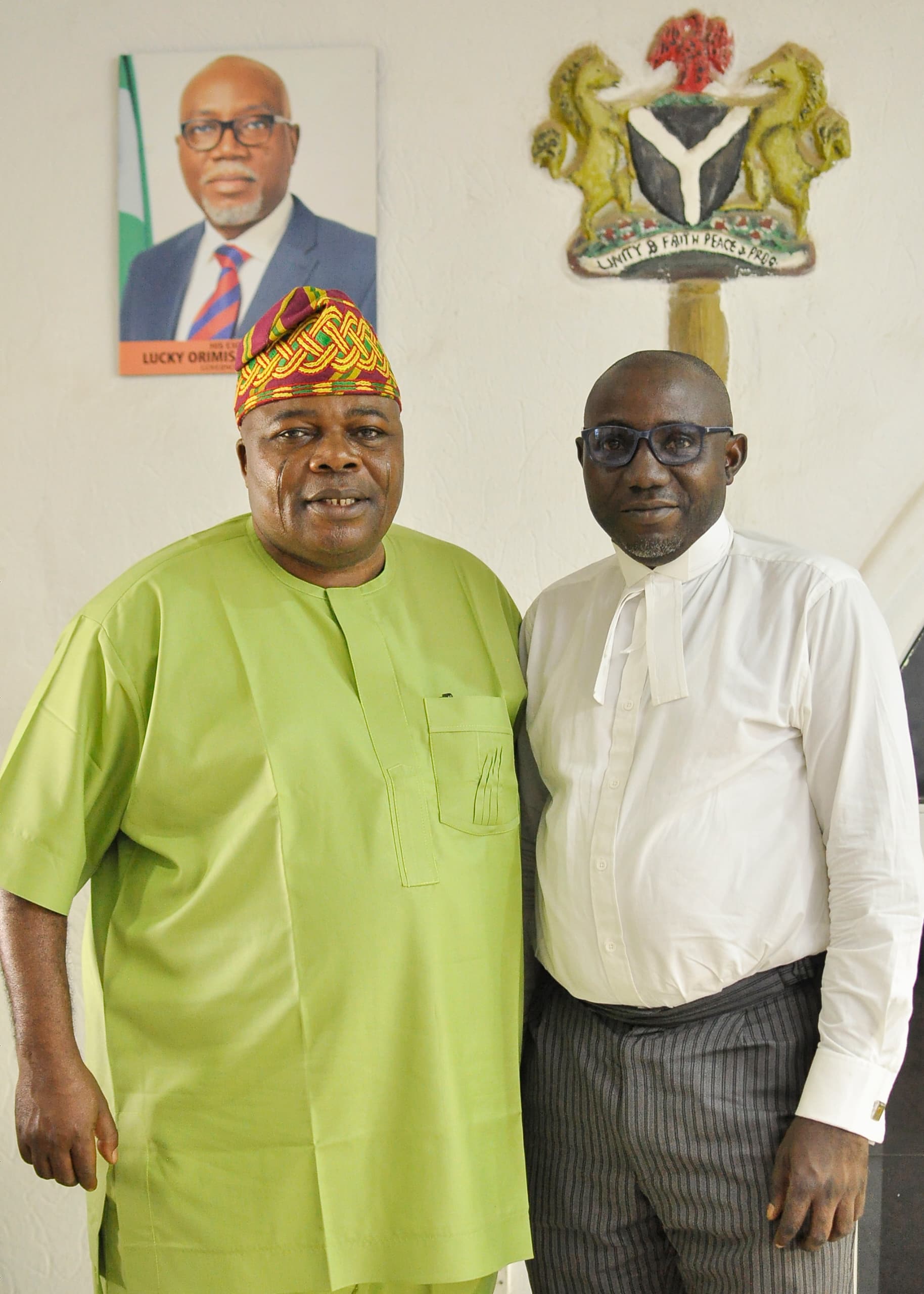 Ondo Speaker, congratulates Akindele on appointment by president Tinubu.