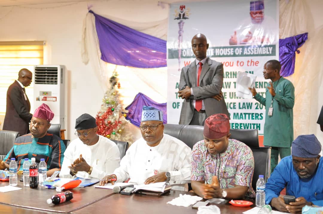 UNIMED Amendment Law:Ondo Assembly Holds Public Hearing