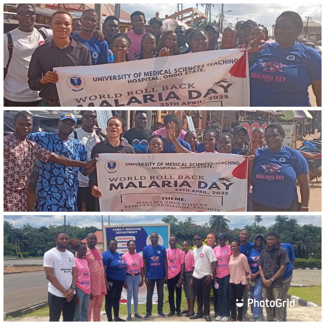 UNIMED TEACHING HOSPITAL MARKS 2025 WORLD MALARIA DAY WITH PUBLIC AWARENESS CAMPAIGN UNIMED TEACHING HOSPITAL MARKS 2025 WORLD MALARIA DAY WITH PUBLIC AWARENESS CAMPAIGN