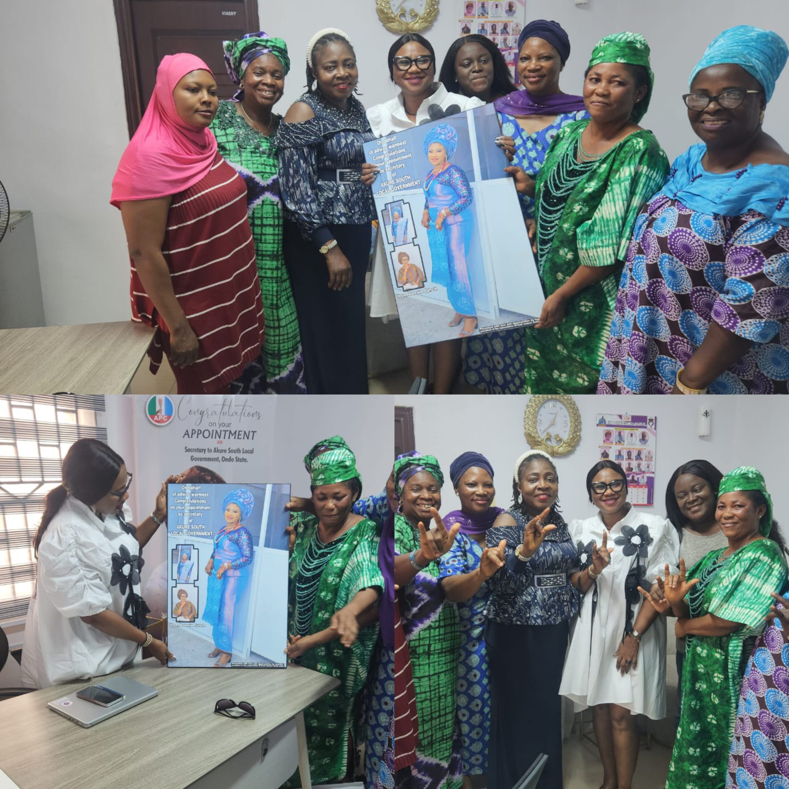 Hon. Adeola Hosts Association of Deaf Women, Ondo State