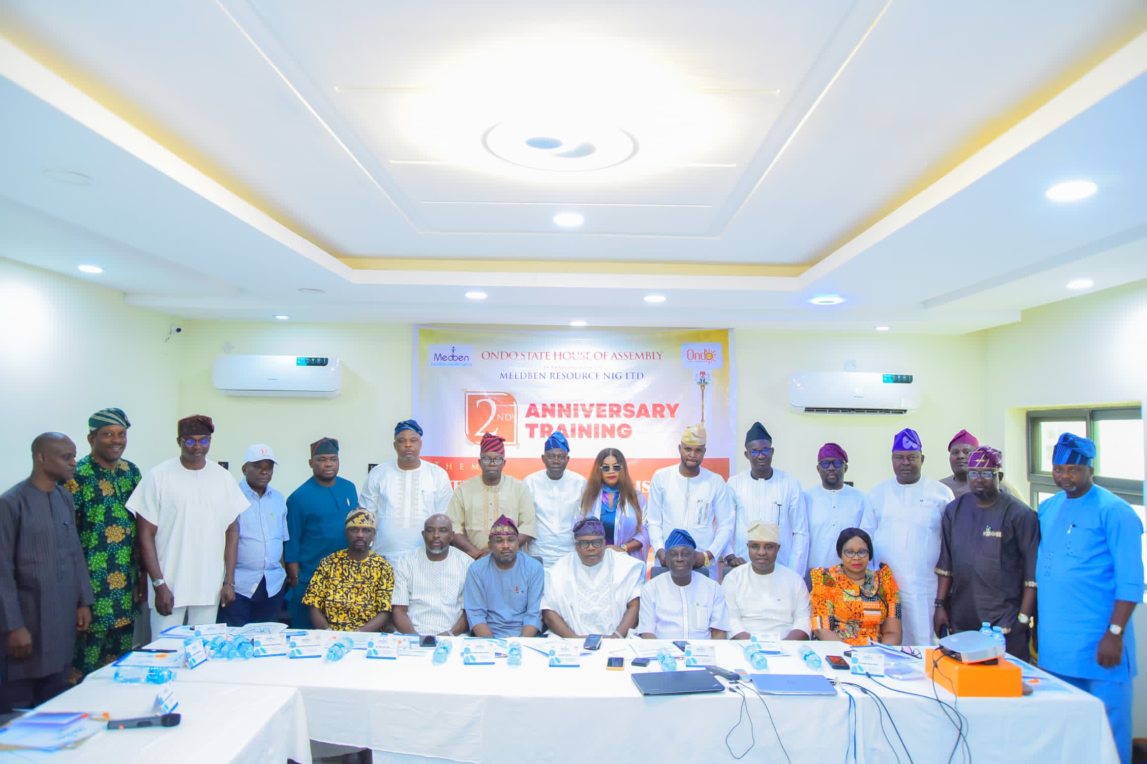 ONDO SPEAKER CHARGES LAWMAKERS ON GOOD GOVERNANCE, OVERSIGHT AT 2ND LEGISLATIVE ANNIVERSARY TRAINING ONDO SPEAKER CHARGES LAWMAKERS ON GOOD GOVERNANCE, OVERSIGHT AT 2ND LEGISLATIVE ANNIVERSARY TRAINING