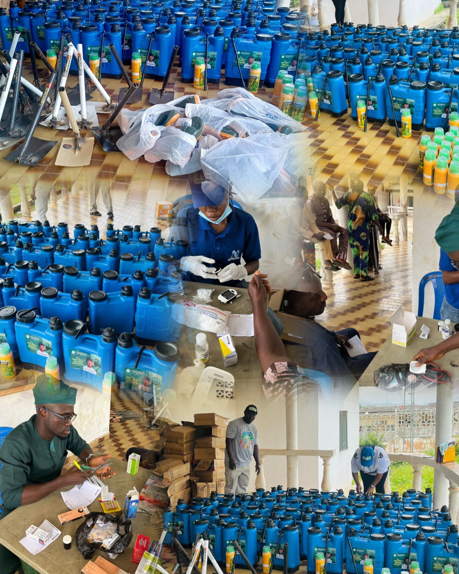 Akin Akintayo Empowers Over 100 Farmers, Offers Free Health Checks and Routine Drugs