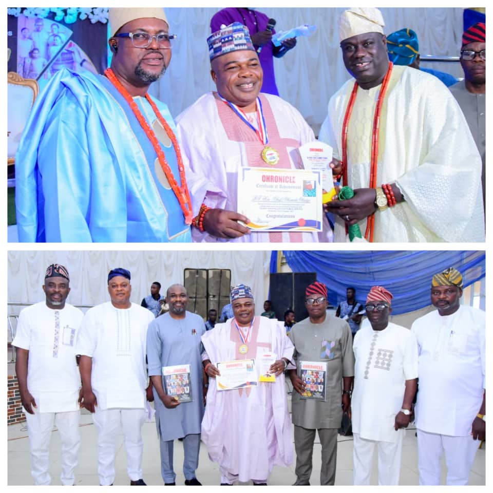 ONDO ASSEMBLY SPEAKER BAGS EXCELLENCE AWARD IN PUBLIC SERVICE