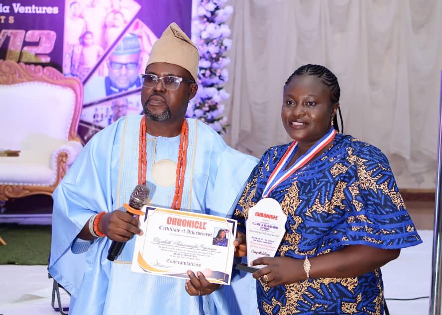 Chronicle Media Staff, Elizabeth Aduramigba Oyeniwa, Honoured with Outstanding Dedicated Service Award Chronicle Media Staff, Elizabeth Aduramigba Oyeniwa, Honoured with Outstanding Dedicated Service Award