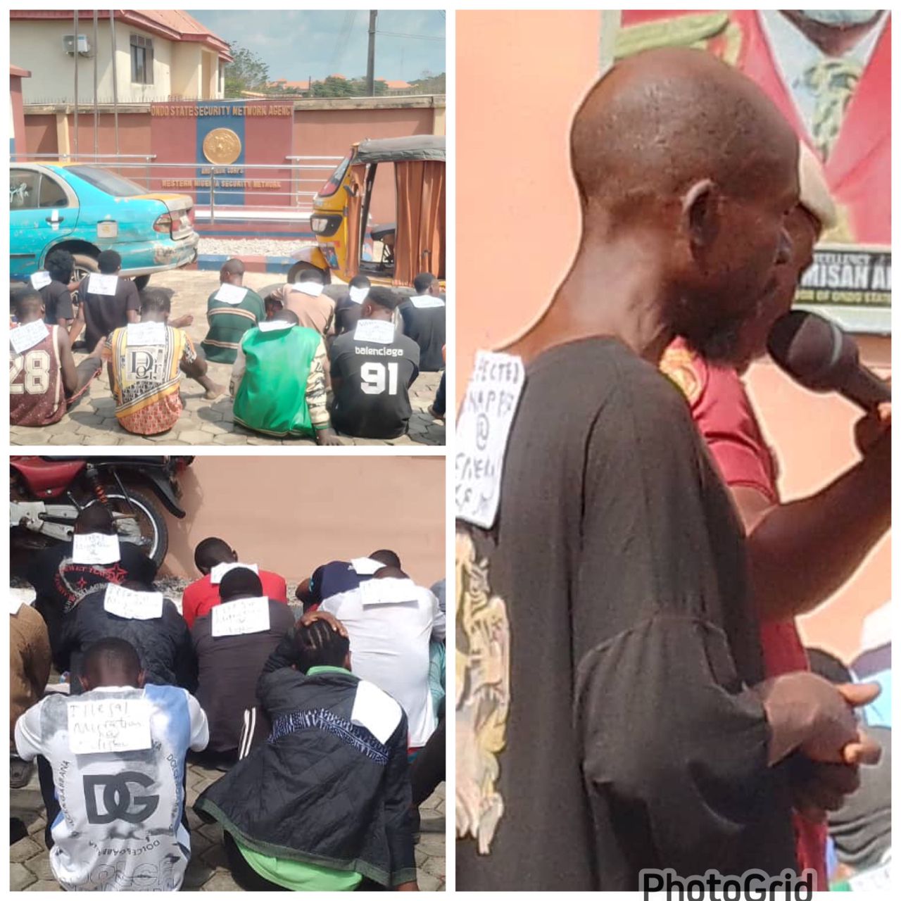 Ondo Amotekun Parades 38 Suspects for Murder, Kidnapping, Vandalism, and Illegal Migration
