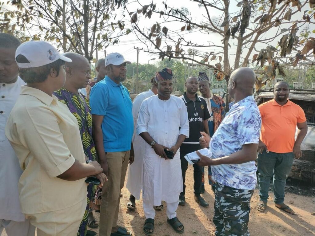 Acting Chairman Visits Ipele After Attack, Commends Security Agencies for Swift Response