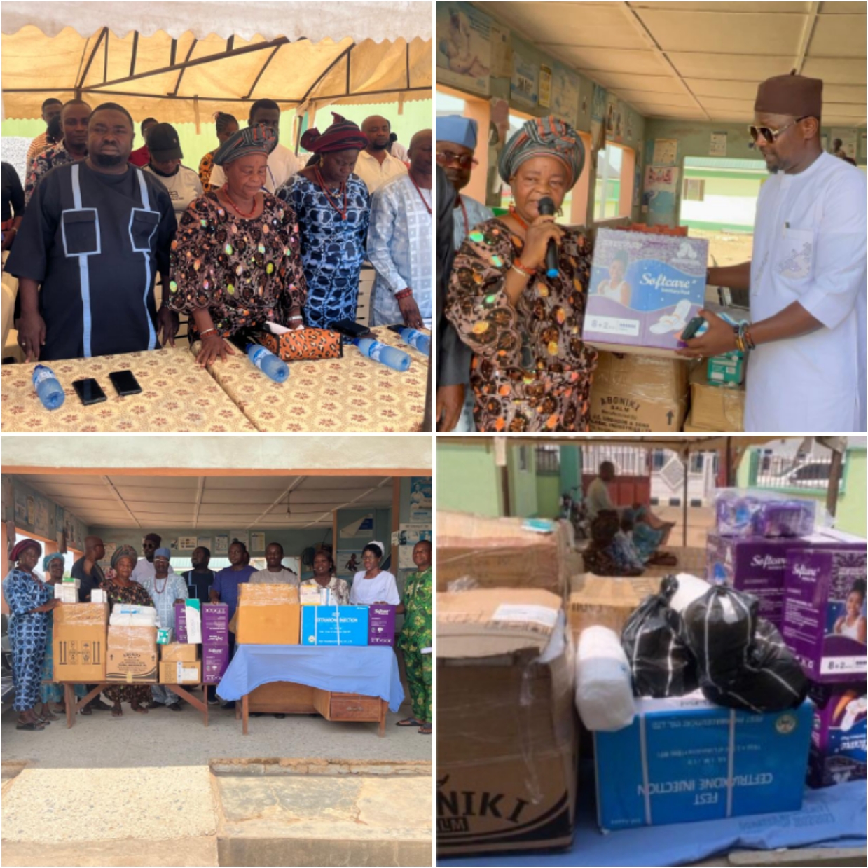 STONEWORKS INDUSTRIES LTD DONATES TO OBA ILE HEALTH CENTER
