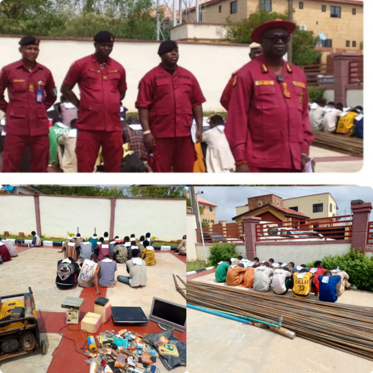 Insecurities: Ondo Restricts Night Okada Operations as Amotekun Parades 70 Kidnap Suspects, Others