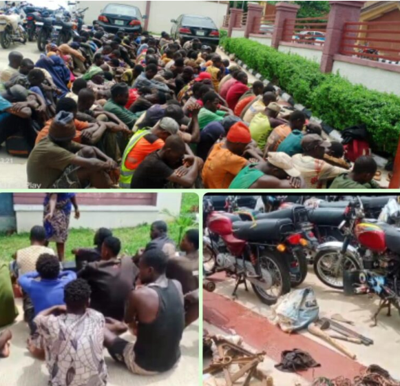 Mass Arrests in Ondo: How Amotekun Nabbed 164 Suspects in One Week