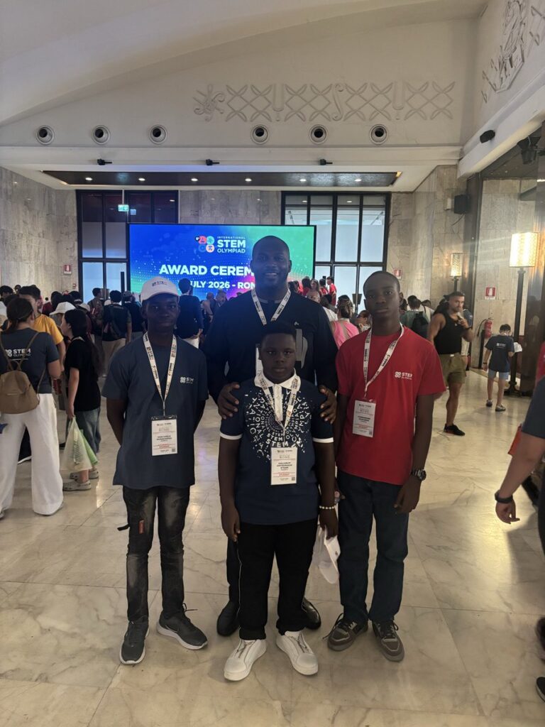 Three Nigerian Students Win Gold at International STEM Olympiad in RomeWriting Three Nigerian Students Win Gold at International STEM Olympiad in RomeWriting