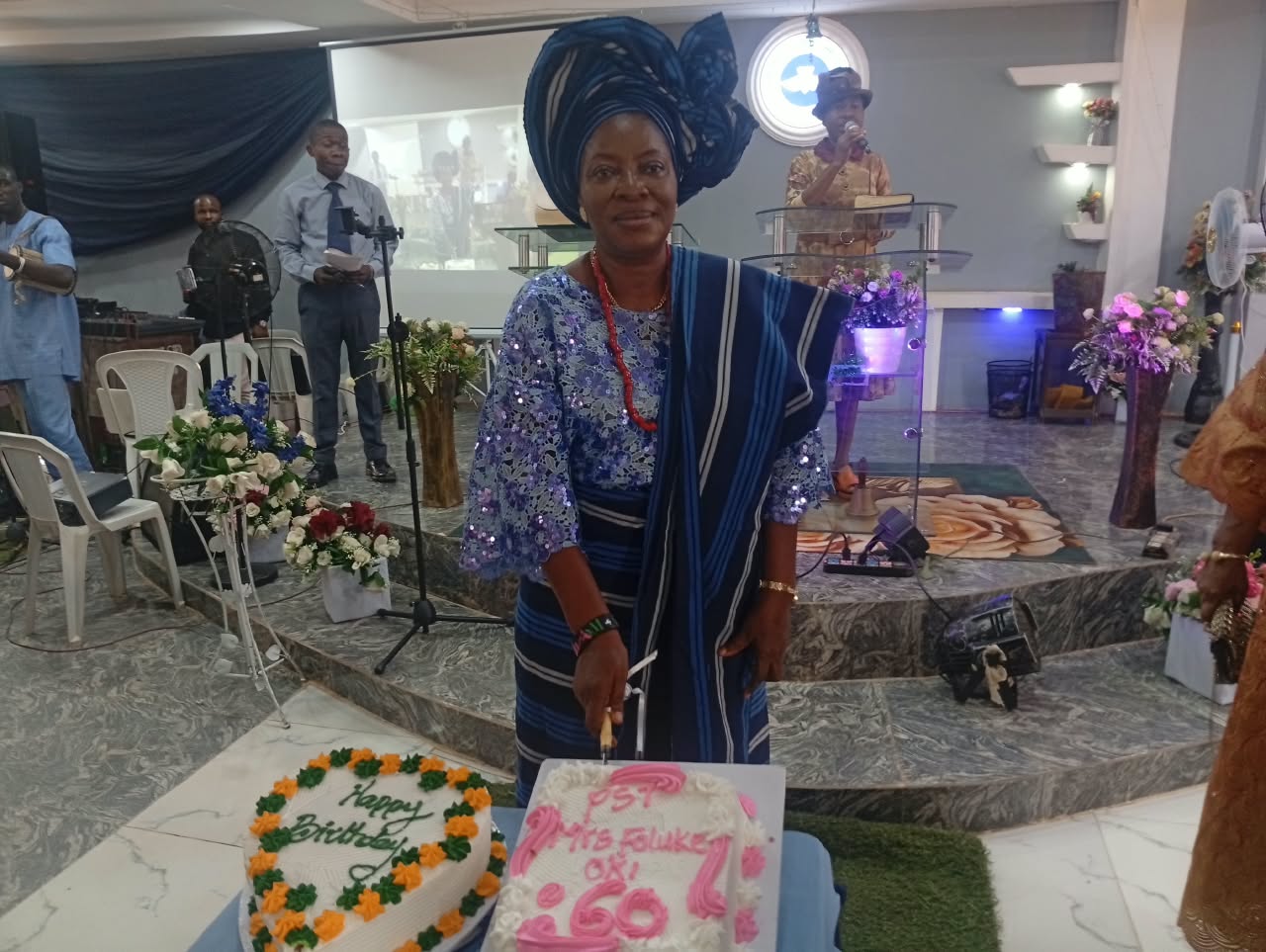 Pastor Mrs Foluke Oki Celebrates 60th Birthday, Returns Glory to God at Thanksgiving Service in Akure